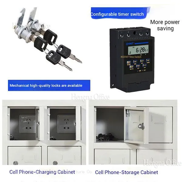 Sturdy Phone Charging Locker With Steel Locks and Custom Power Sockets | Ideal for Large Public Venues and Educational Institutions ​ photo-3
