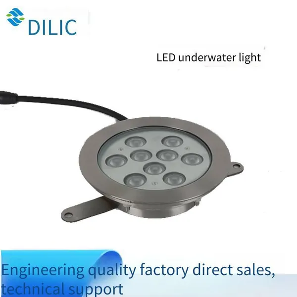 Led Underwater Lights, Surface-mounted Underwater Lights Made of Stainless Steel 316, Available in 6w, 9w, 12w, 15w, 18w, and 24w for Swimming Pools photo-4