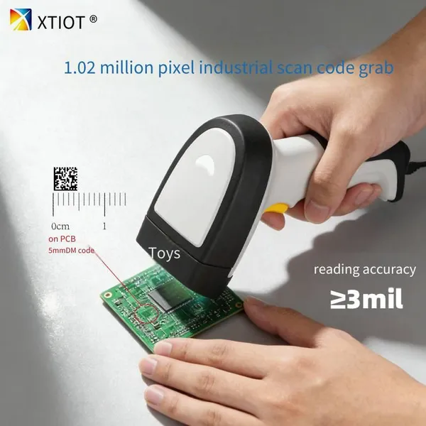 xingtong xt6201c 2d code reader, soft pcb inkjet coding scanning gun, industrial scanning gun manufacturer for laminated reflective codes