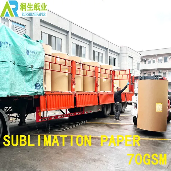 70g Sublimation Transfer Paper Fabric Sublimation Paper Roll Factory Direct Sales