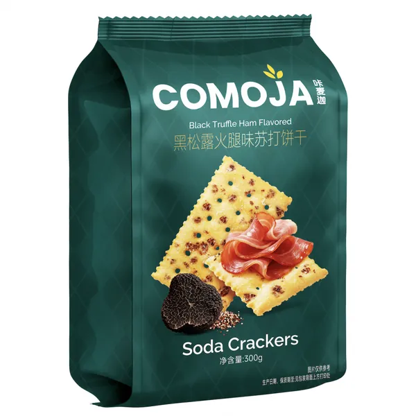 Black Truffle Ham Soda Cracker Factory in China