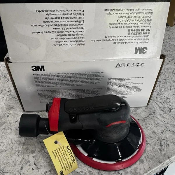 3M 33633 Precision Random Orbital Sander 6In 150mm,5mm 3/16In Orbit Polishing Machine photo-2