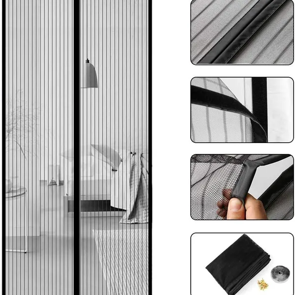Hot Sell Mosquito Net Fly Screen Curtain Magnetic Insect Door Net