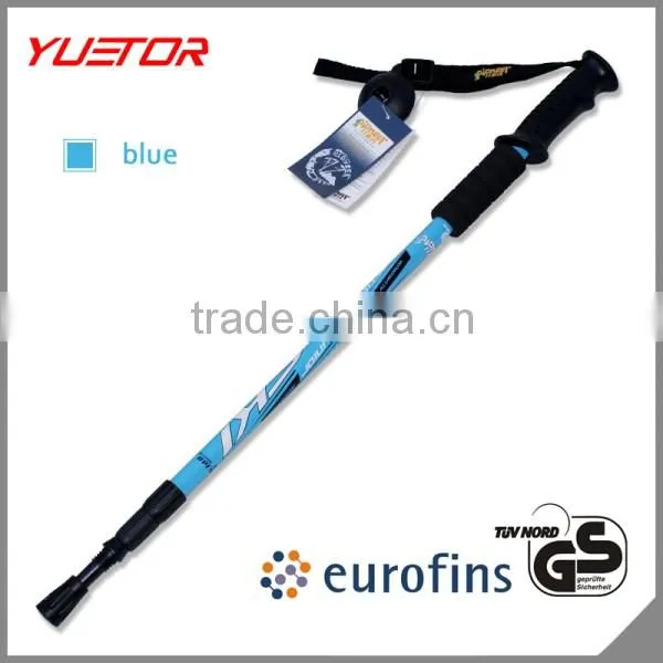 3 Section Adjustable Inner Lock With Anti Shock Walking Stick Trekking Pole Supplier's Choice photo-2