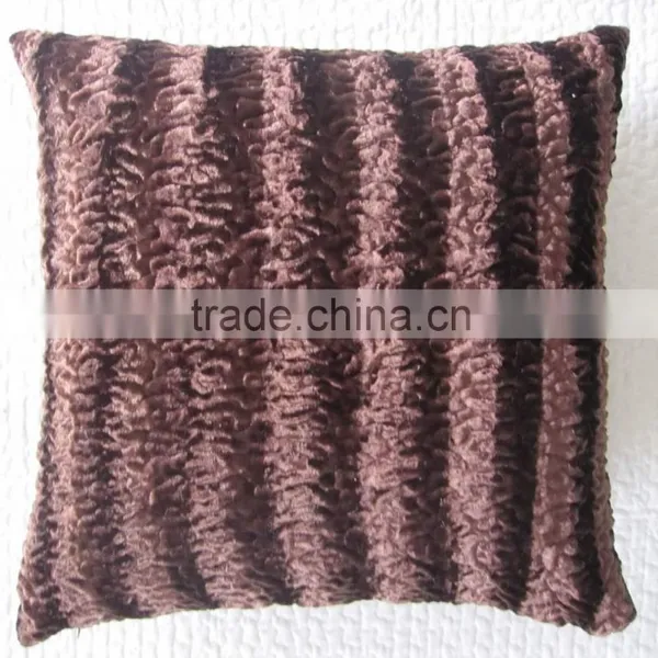 Silk Velvet Embroidery Cushion photo-4