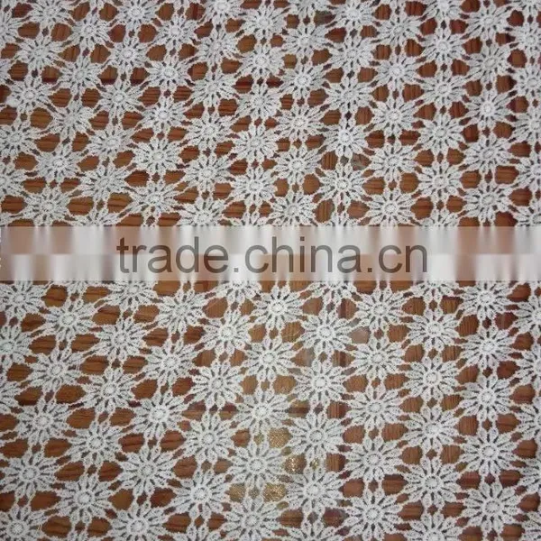 Garment Accessory Milk Silk Embroidery Full Lace Water Soluble Lace Fabric photo-4