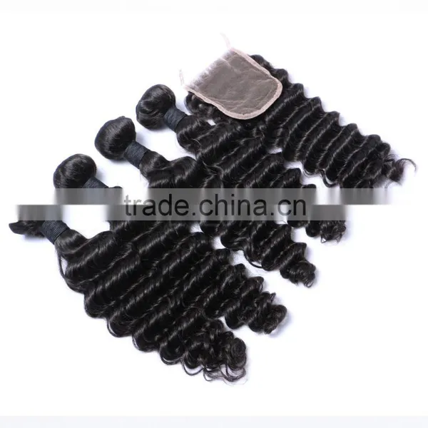 Peruvian Hair Loose Deep Wave She's Happy Virgin Peruvian Deep Wave Hair photo-2