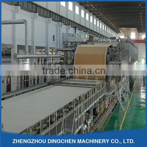 High Quality 3200mm Three-layer Fourdrinier Type Kraft Paper/Cardboard Paper Manufacturing Machinery From China Supplier photo-2
