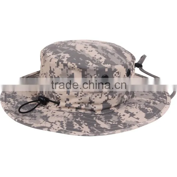 Mens Fashion Custom Design Blank Military Boonie Hat photo-2