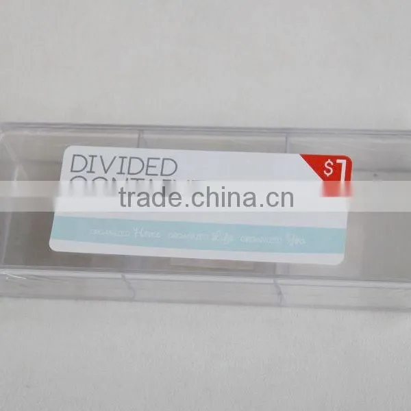 Divided Container With Plastic Lid and Divider photo-2