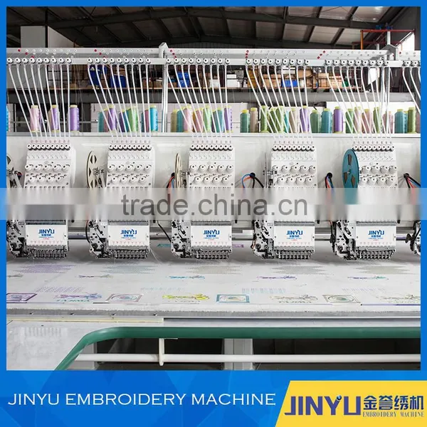High Speed 24 Head Flat Embroidery Machine/flat Computerized Embroidery Machine