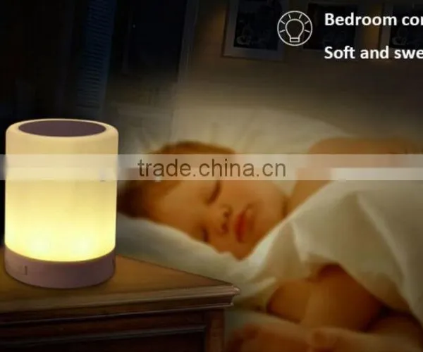 Smart Night Light Indoor Bed Bedside Lamp Music Lights Touch Control Bluetooth photo-4