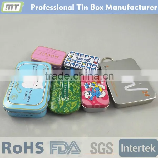 Rectangular Hinged Metal Tin Box for Pomade Quality Choice photo-6