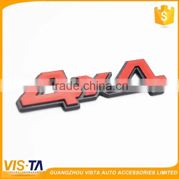 Different Color 4x4 Shape Design Car Body Warning Sign Safety Hard ABS Car Sticker Car Signs photo-2