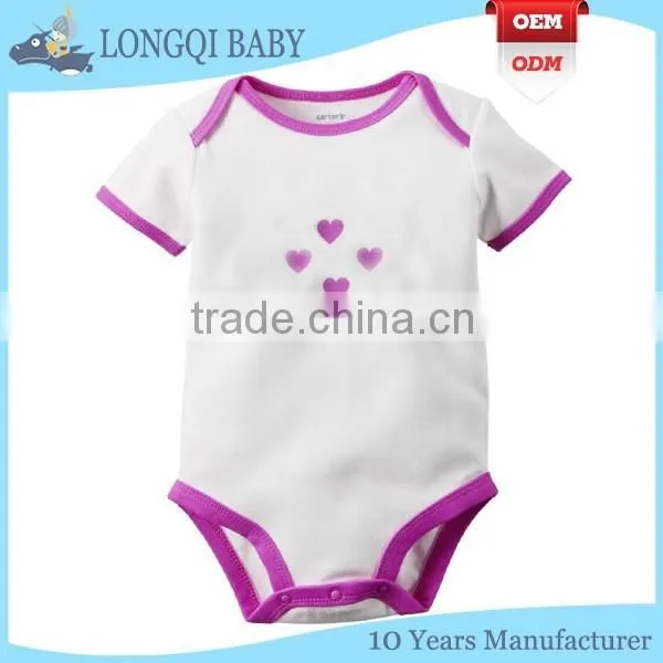 PF-MS-9010 Blank Plain Cotton Baby Onesie With Snaps photo-3