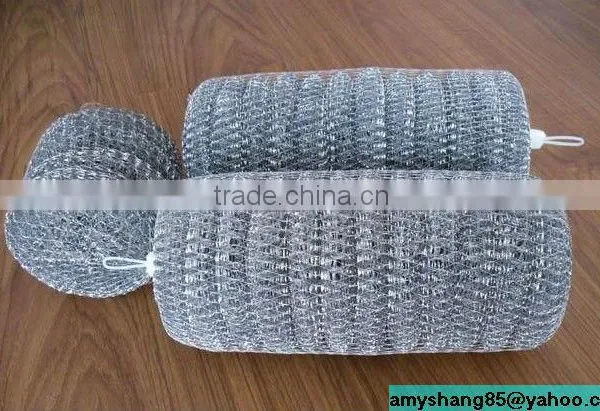 Galvanized Knitting Mesh Scrubber photo-2