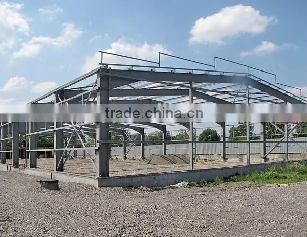 Factory Price Large Span H-section Used Steel Structure Warehouse, Prefabricated Steel Warehouse