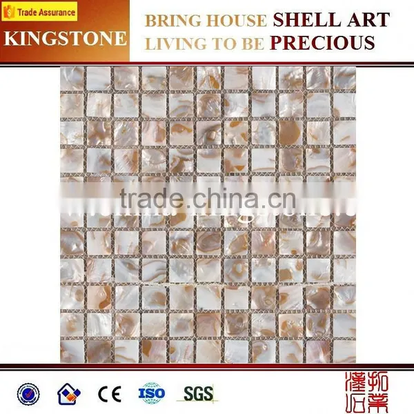 Chinese White Irregular Freshwater Shell Mosaic for Sale photo-3