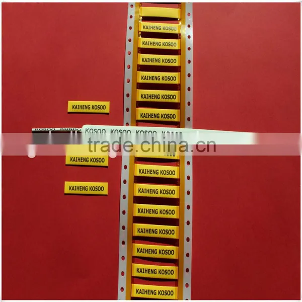 High flame retardance VW-1 permanent identification polyolefin cable marker sleeve /cable marker tags