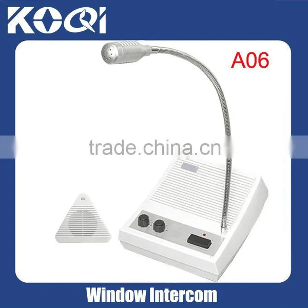 A06 Interphone System Ticket Window Intercom