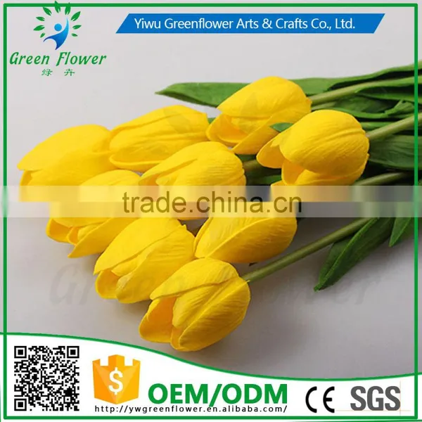 Home Decoration Occasion and Decorative Flowers & Wreaths Type 35CM Mini Tulip Real Touch for Home Weddings Decorations photo-3