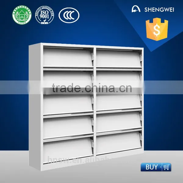 Luoyang Shengwei Steel Furniture Library Esd Magazine Rack Book Almirah photo-3