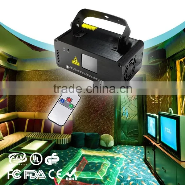 New 3D DMX Light RGY Laser Stage Lighting Scanner DJ Party Show Light Projector Chrismas Laser Light