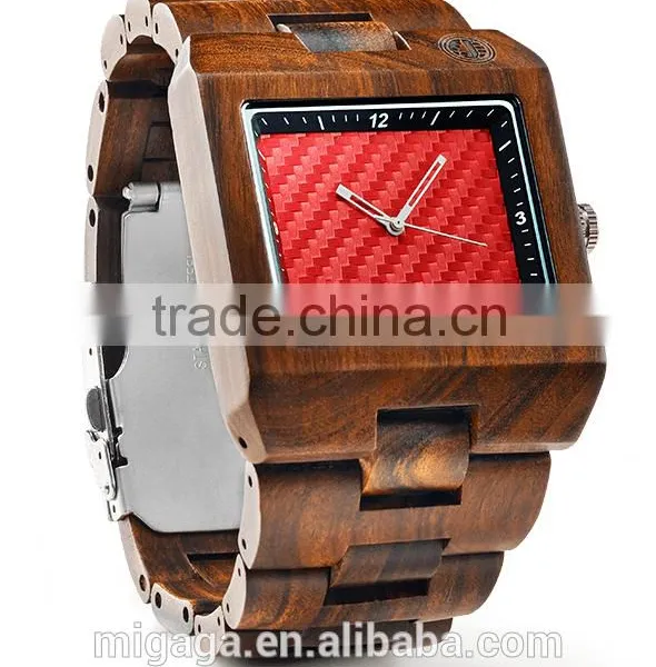 High Quality Wooden Wrist Watches, Wooden Watch, 100% Natural Watch Wood photo-4