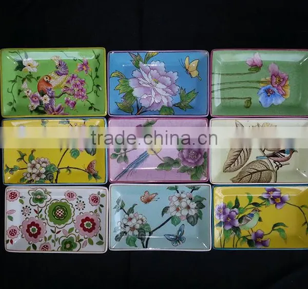 2015 Hot Sale Ceramic Square Flower Plates Dishes photo-3