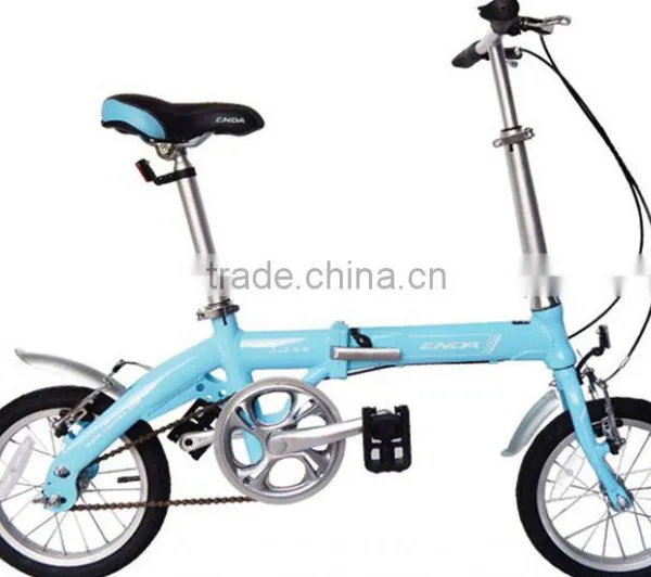 ENDA Folding Kids Bike 14 Inches Wholesale Aluminum Alloy POCKET BIKE photo-3