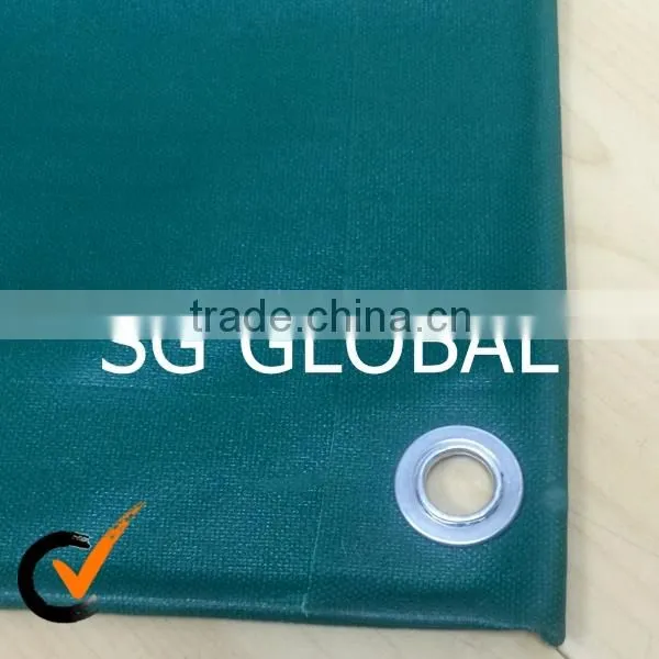 Green PVC Coated Tarpaulin for Truck Cover photo-3