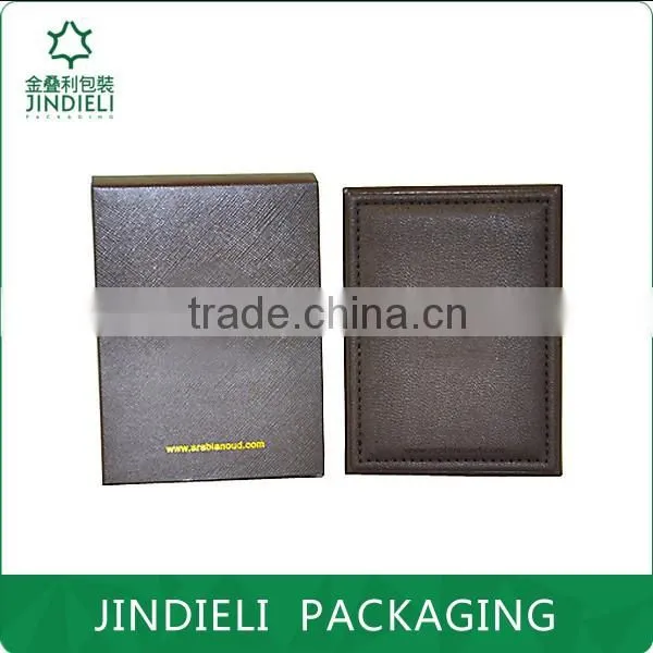 Brown Small PU Leather Perfume Packaging Box photo-2