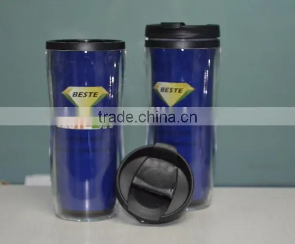 13oz Custom Logo Plastic Color Changing Magic Travel Mug photo-4
