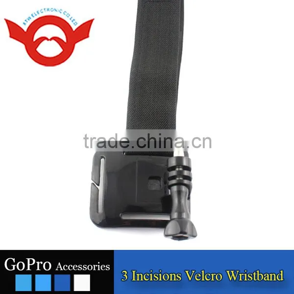 3 Incisions Nylon Wrist Band Belt Wrist Strap for Extreme Action Camera Gopro Hero 2/3/3+/4/4 Session photo-4