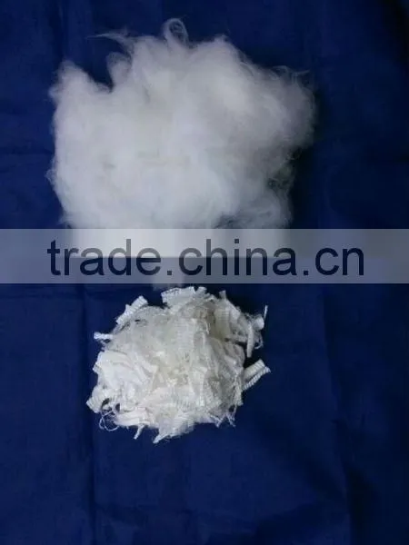 White Solid Polyester Staple Fiber 0.8Denier X 51MM