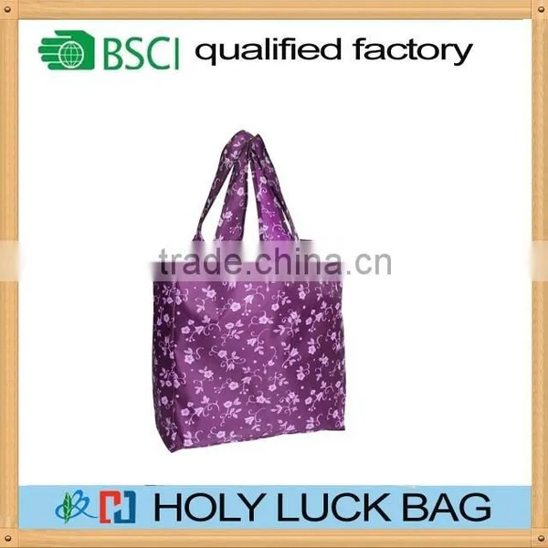 Large Capacity Folding Tote Reusable Bags With Long Handle Shoulder Bag photo-5