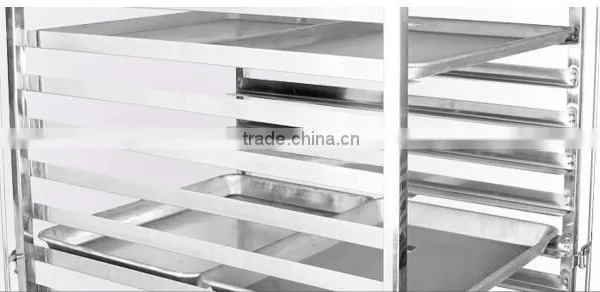 Commercial Stainless Mobile 6 Bay Caterers Bakers Rack Trolley +10 Baking Trays photo-2