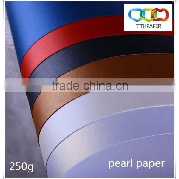 250g Pearlescent Paper With Different Colors for Taps/wedding Cards/covers/paper Bag