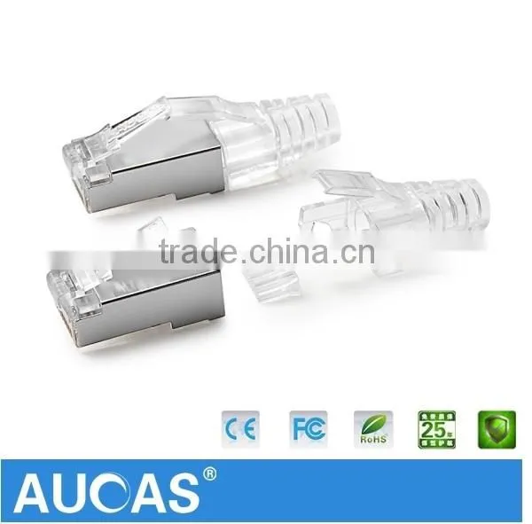 Best Price Network Cable FTP Cat6 Plug RJ45 Connector Male PCB Connector Shielded Hot Sell photo-5