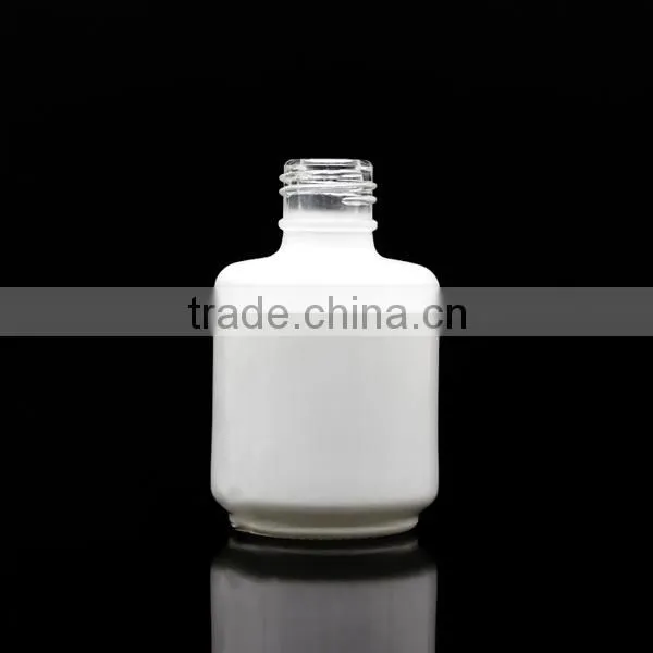 White Gel Nail Bottle 10ml With Cap and Brush photo-2