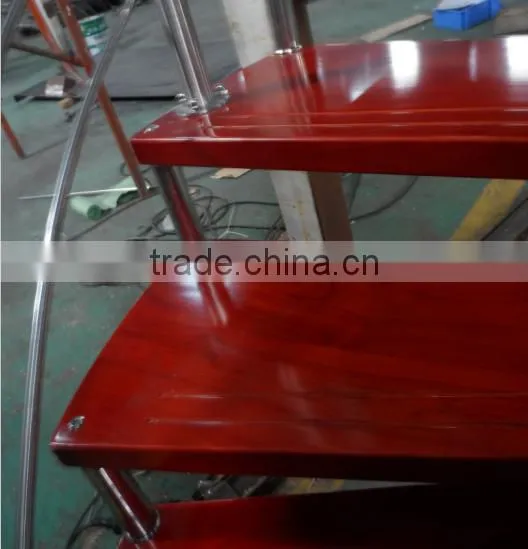 Indoor Stainless Steel Teak Staircase Designs---YUDI photo-2