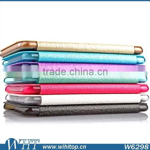 Flip PU Leather Case With Window for IPhone 6 Plus 5.5", Window View Smart Case for IPhone 6 Plus photo-4