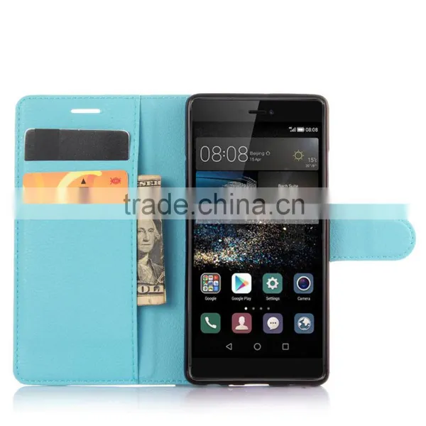 Luxury Mobile Phone Leather Case Leather Flip Case For Huawei P9 photo-4