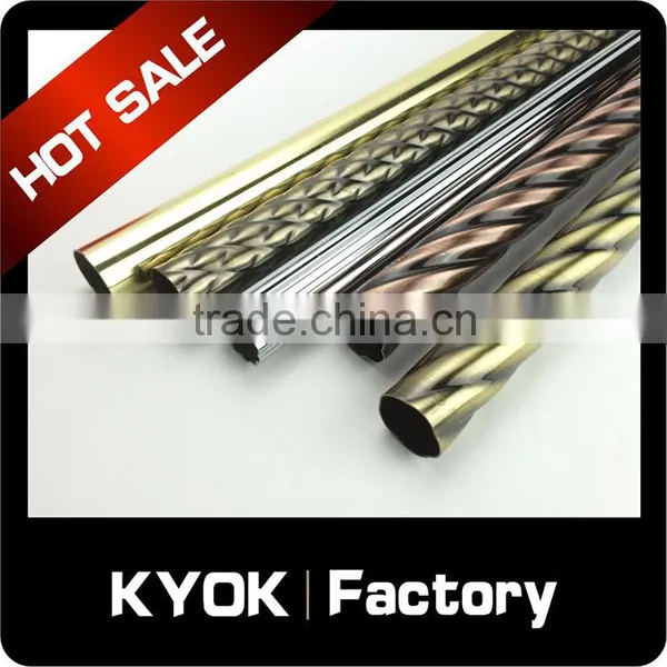 KYOK 12 Years Double Curtain Rods Factory , 28mm New Designs Curtain Rods photo-3