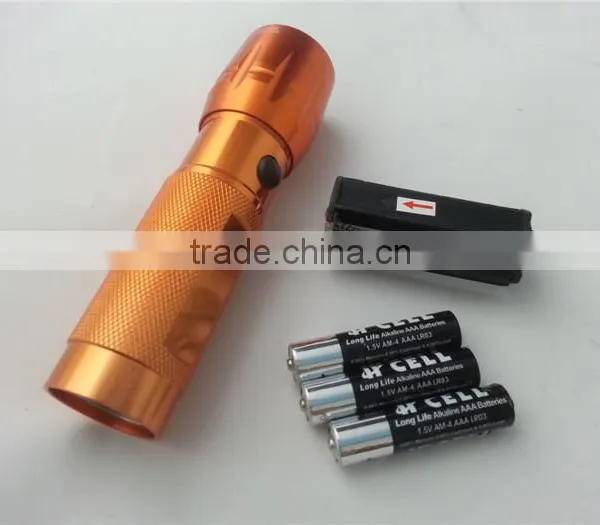 GS-8100 With White Light Aluminum Red Laser Torch Light photo-6