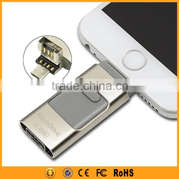 Retractable Flash Drive for IPhone IPad IPod photo-3