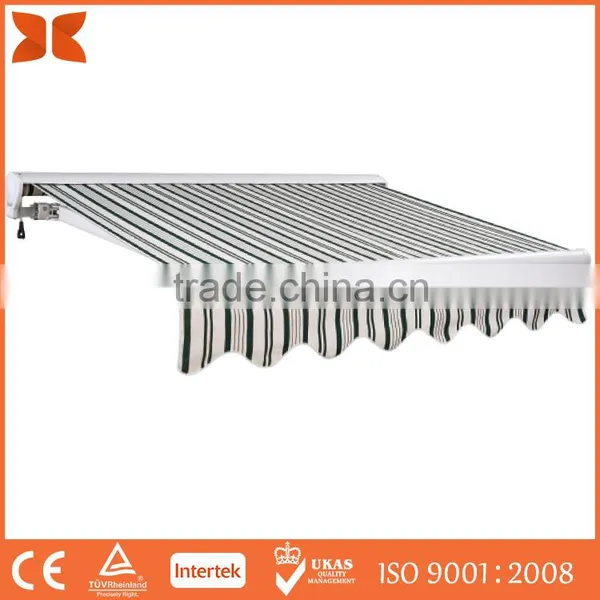 Aluminum Motorized Retractable Awning for Patio Front Door Canopy