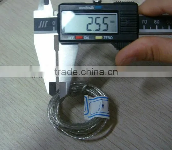 OEM Pvc Coated Stainless Steel Wire for Braiding