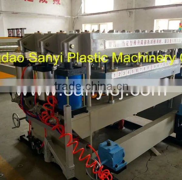 Green PVC Floor Board Production Line photo-5