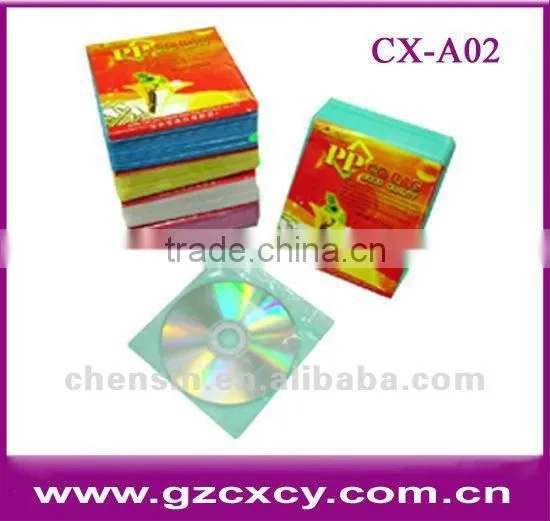 plastic sleeve pp cd sleeve cd tissue PP CD SLEEVE SINGLE AND DOUBLE